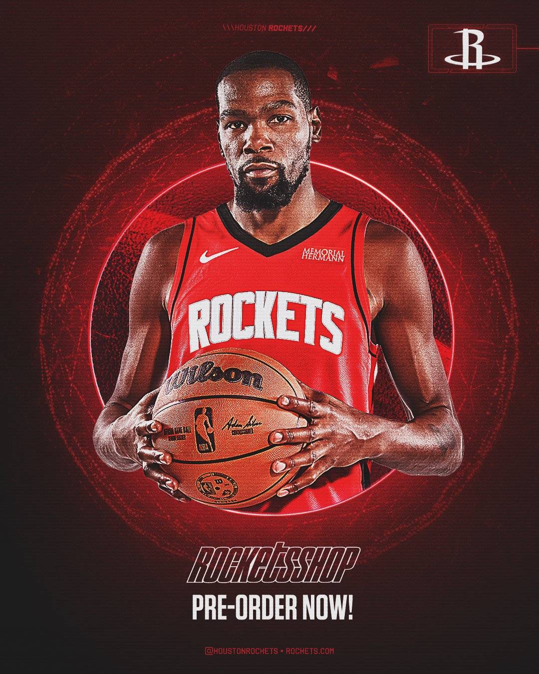 歷史上的第一個7派對交易得出了結束！火箭正式宣布Durant + Capela加入